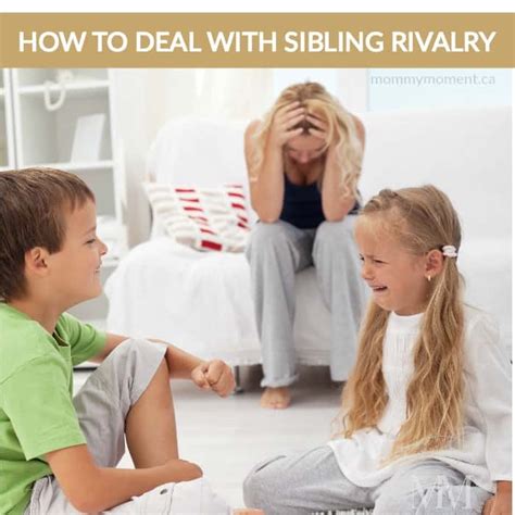 How to Deal With Sibling Rivalry .